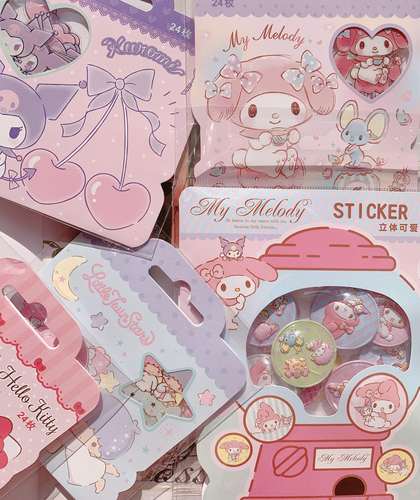 美乐蒂Kitty库洛米史努比贴纸