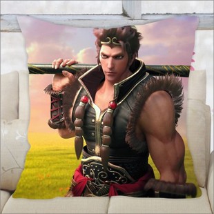 西行纪周边同款抱枕定制杀心观音唐三藏孙悟空白狼天羽织枕头玩偶