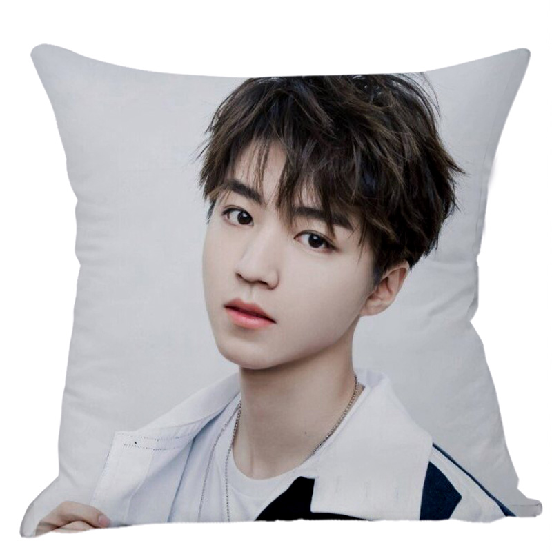 王俊凯抱枕双面人形被子两用图片定制生日礼物自制真人学生枕头长