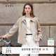 高级宽松卡其色上衣 新款 秋水伊人短款 风衣外套女小个子2026春季