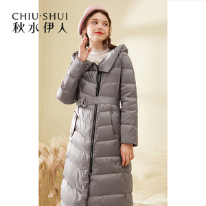 289元包邮  秋水伊人 TK18409BC153335 女士中长款羽绒服