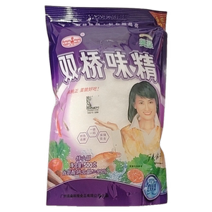 发5袋 奥桑双桥味精特小晶500gX5袋 家用商用高纯度无盐 炒菜烧汤