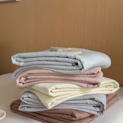 韩国双面莫代尔凉感加厚床盖单件