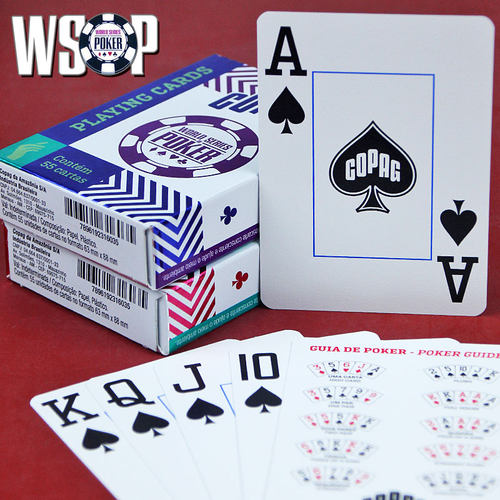 WSOP德州扑克扑克牌塑料防水防折