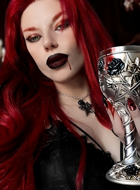 Alchemy VG2 RUAH VERED 哥特风荆棘玫瑰重工浮雕酒杯