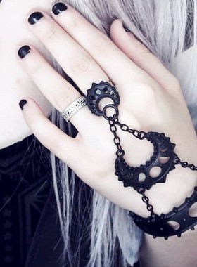 RESTYLE东欧哥特朋克指环手镯