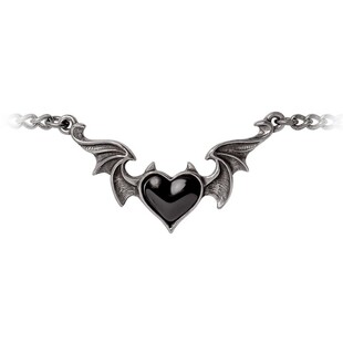 Alchemy Gothic A141 BLACKSOUL 暗黑哥特风黑色羽翼恶魔之心手链