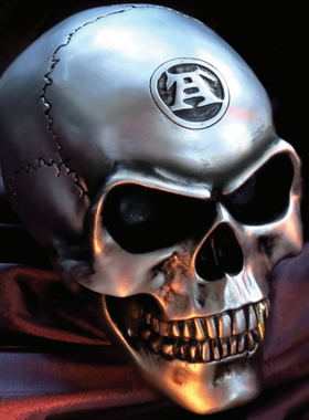 英国A牌手工炼金术骷髅树脂摆件