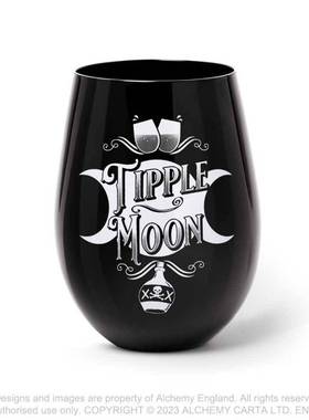 Alchemy Gothic暗黑哥特亚文化SG8 TIPPLE MOON三相五芒星水杯