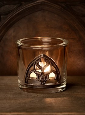 Alchemy暗黑哥特CS21The Borley Rectory幽灵修女骷髅玻璃蜡烛杯