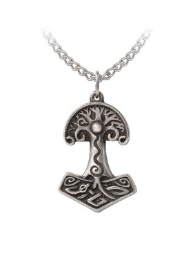Alchemy Viking World Tree P994 维京世界树 维京风格锤子吊坠