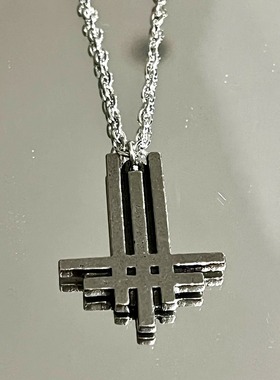 英国A牌Alchemy Gothic PP525 Behemoth Cross巨兽乐队十字架项链