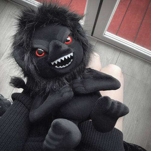 哥特朋克重金属巨魔狮子毛绒玩具