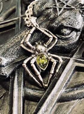 alchemy翠绿哥特风项链