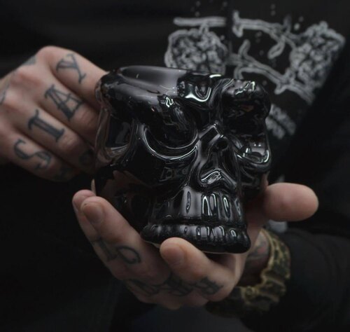 KILLSTAR骷髅毒蛇陶瓷咖啡杯