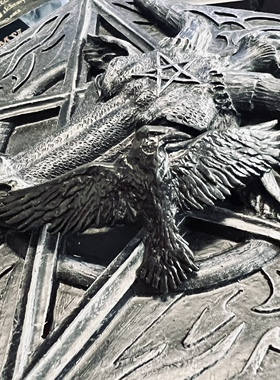 渡鸦英国A牌摇滚风发夹摇滚风