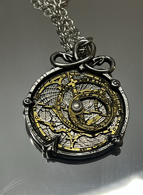 ALCHEMY蒸汽朋克复古齿轮项链