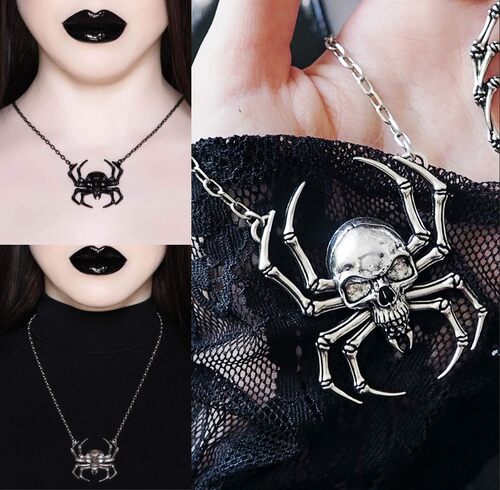 哥特暗黑骷髅朋克街头项链个性