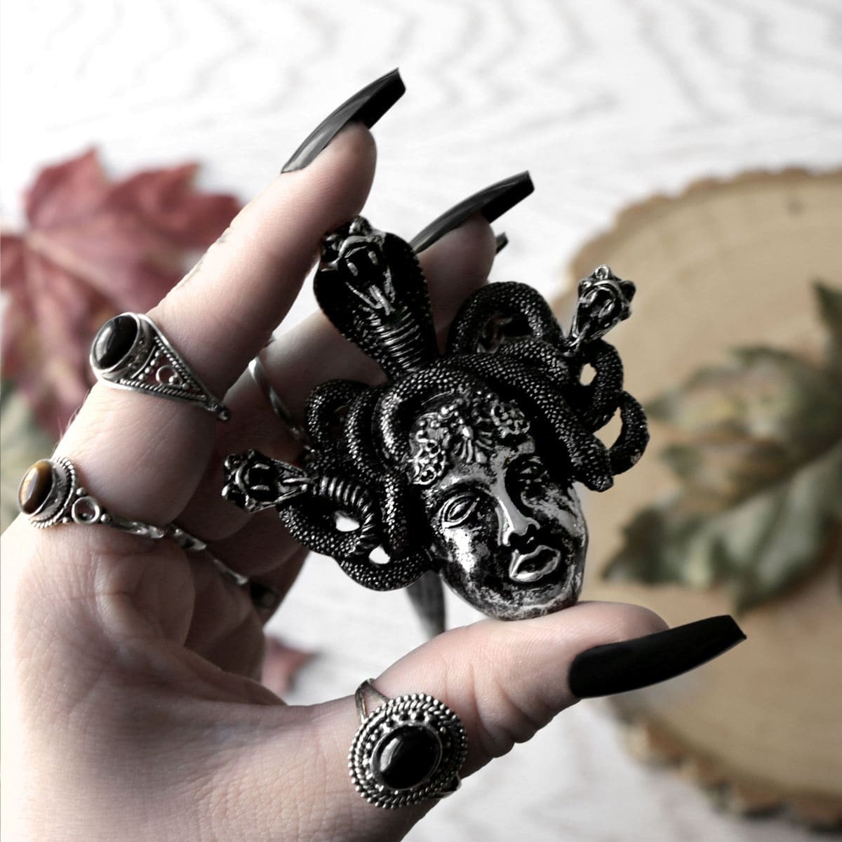 RESTYLE蛇骨链维京美杜莎