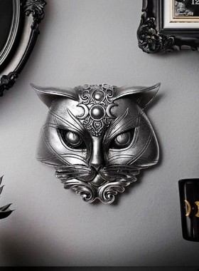 英国A牌Alchemy V132 Sacred Cat圣猫暗黑哥特亚文化家居摆件墙挂