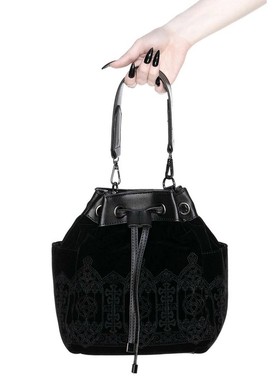 KILLSTAR暗黑哥特Ozul亚文化复古月亮辣妹街头摇滚个性pu小水桶包