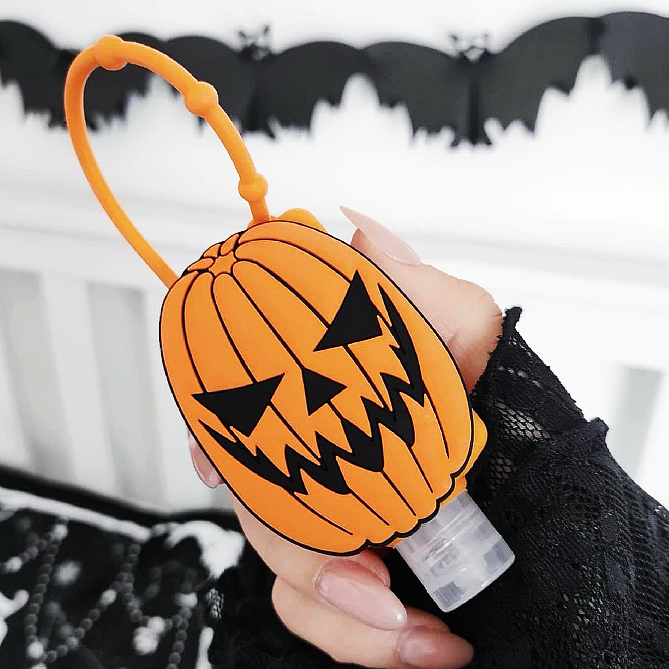 暗黑哥特怪诞万圣节洗手液便携瓶