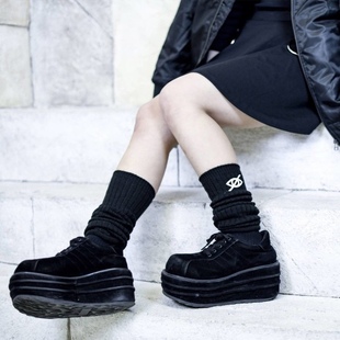 Demonia Tempo-08暗黑哥特亚文化原宿朋克摇滚街头松糕厚底鞋