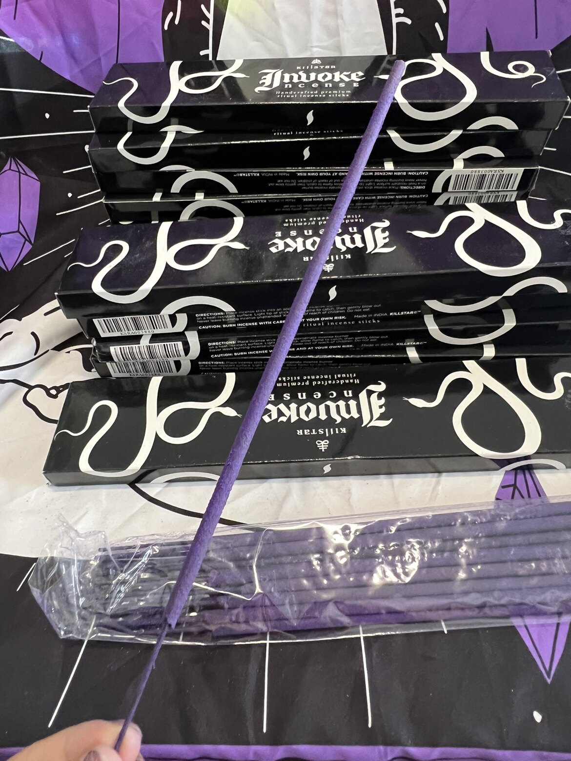 哥特暗黑killstar亚文化invoke摇滚朋克个性家居神秘烟雾檀香线香