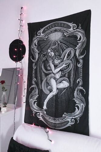 KILLSTAR朋克摇滚美女蛇挂旗