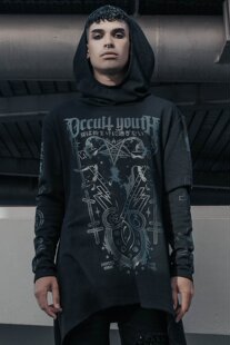 KILLSTAR哥特暗黑Dracult 德古拉伯爵吸血鬼五芒星摇滚朋克卫衣