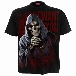 英国SPIRAL摇滚金属哥特WAR T恤 KILLS战争死神骷髅全棉暗黑短袖