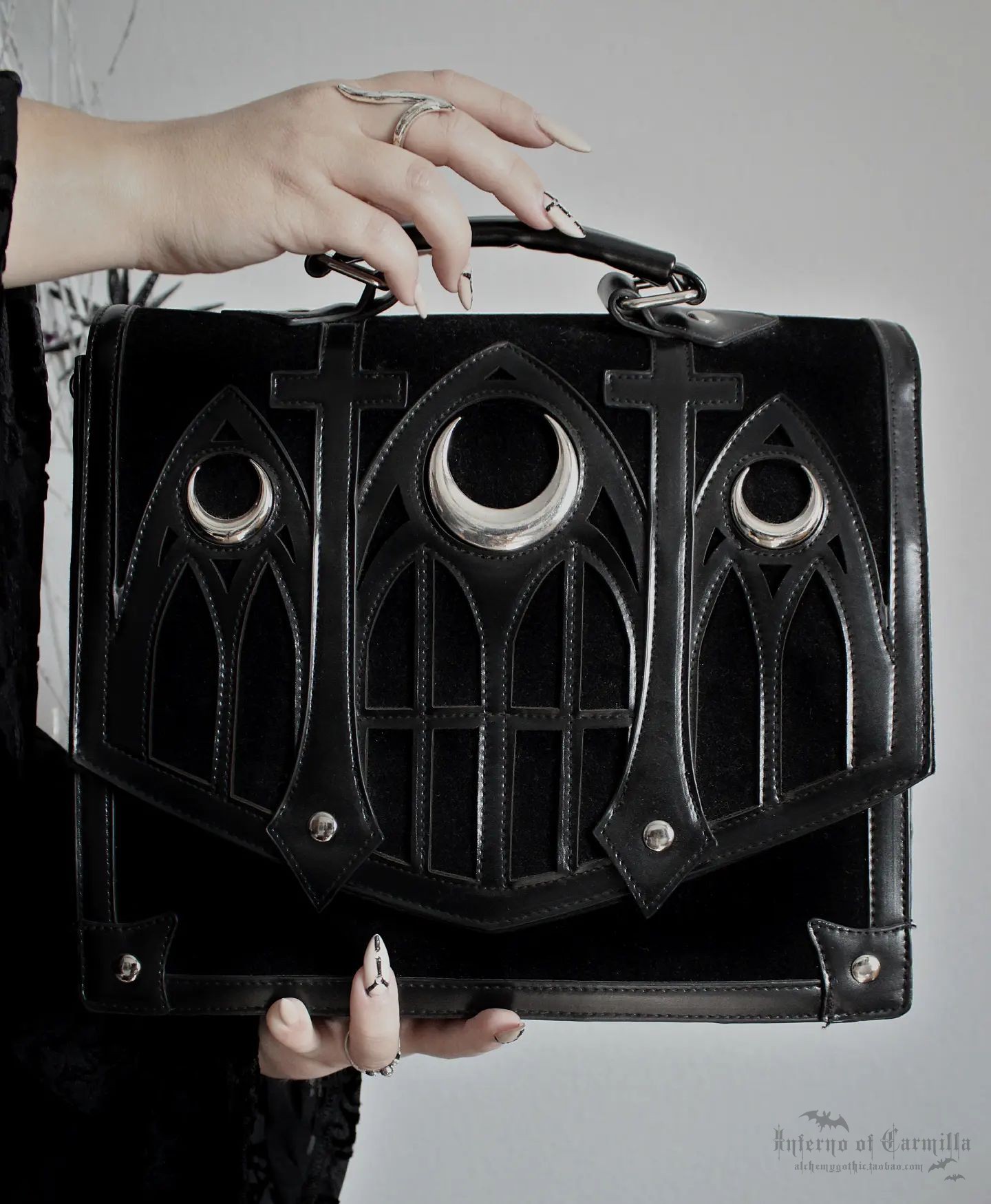 东欧波兰restyle哥特教堂手提包