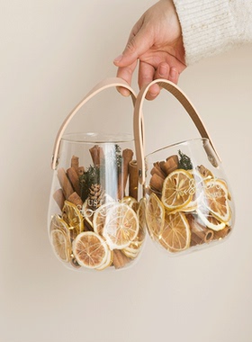 《肉桂生财》肉桂柠檬装饰摆件天然植物无火香薰