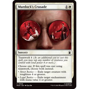 MSH 24 默多克的行侠仗义 Murdock's Crusade 万智牌 闪 C