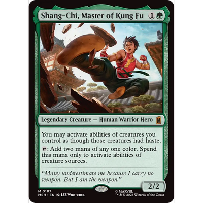 MSH 187 功夫大师尚气Shang-Chi, Master of Kung Fu 万智牌 闪 M
