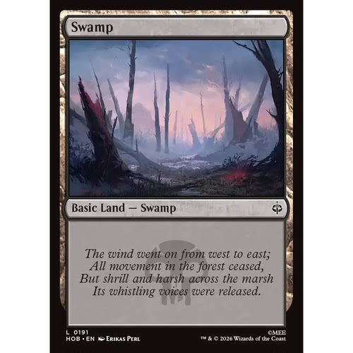 HOB 191 沼泽 Swamp 万智牌 闪 C