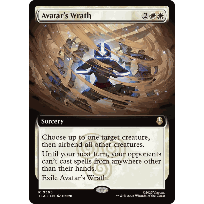 TLA 365 降世神通之怒 Avatar's Wrath 万智牌 扩画 闪 R