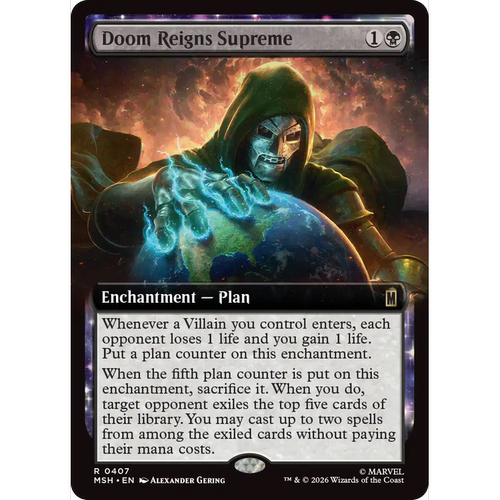MSH 407 毁灭博士至高霸权 Doom Reigns Supreme 闪 宽画 R