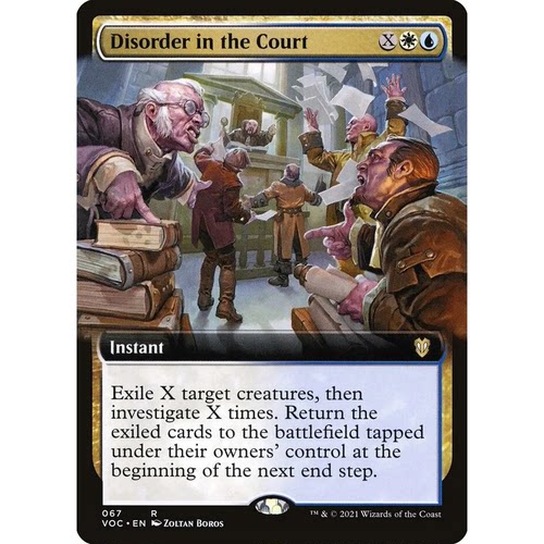 VOC 67 庭上纷乱 Disorder in the Court 万智牌 闪 R 扩画