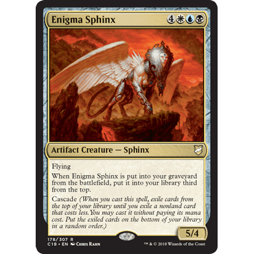 C18 178 谜样史芬斯 Enigma Sphinx 万智牌 闪 R