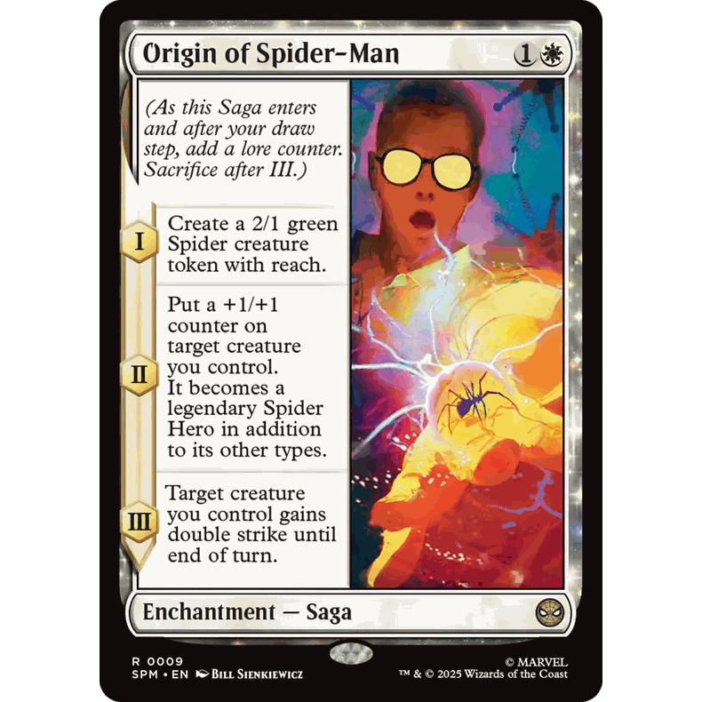 SPM 9 蜘蛛侠的起源 Origin of Spider-Man万智牌 闪 R