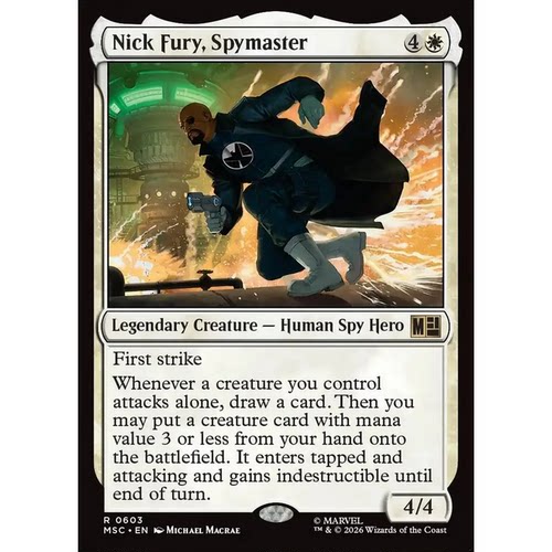 MSC 603 密探长尼克·弗瑞Nick Fury, Spymaster万智牌 速战 闪 R