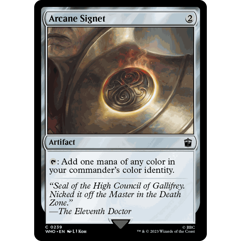 WHO 239/830 秘法印记 Arcane Signet 万智牌 C 潮涌闪