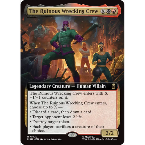 MSH 422 超级破坏组 The Ruinous Wrecking Crew 闪 宽画 R