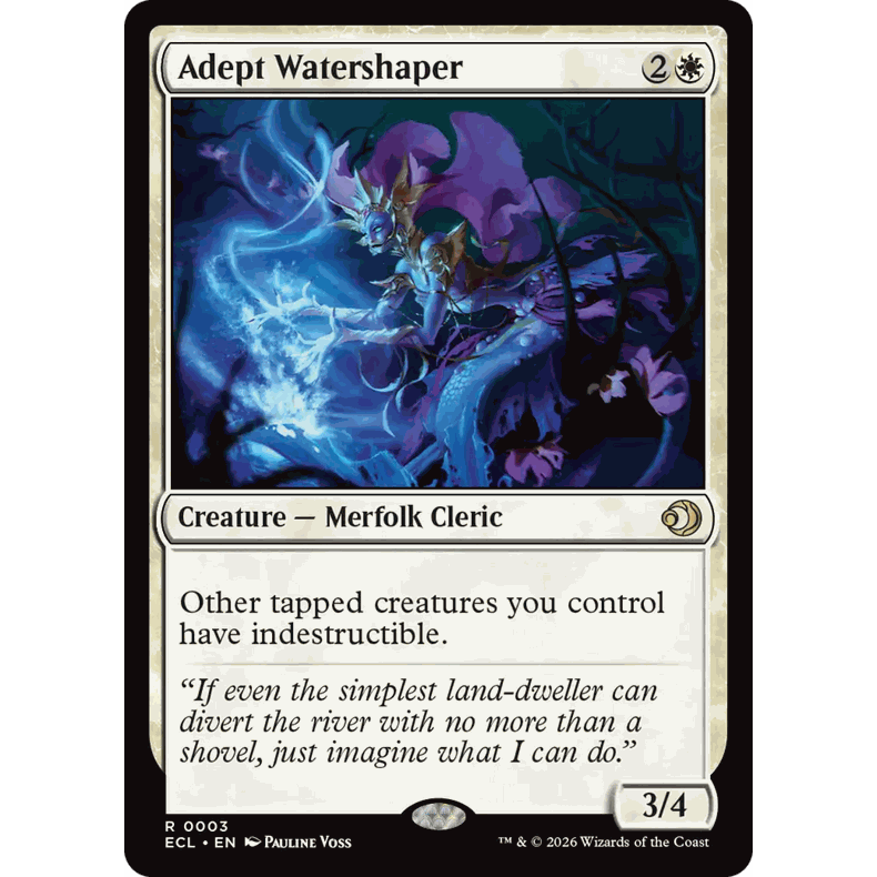 ECL 3 塑水专家 Adept Watershaper  万智牌 闪 R