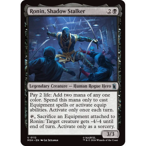 MSH 112 幽影潜行客浪人 Ronin, Shadow Stalker 万智牌 闪 U