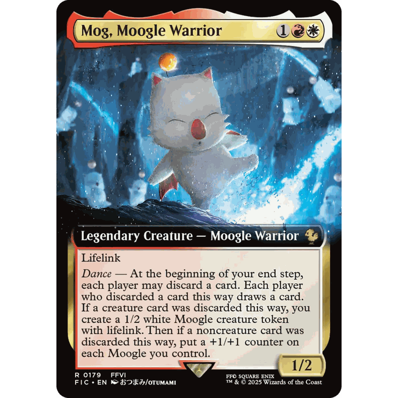 FIC 179 莫古力战士莫古 Mog, Moogle Warrior 万智牌 闪 R 扩画
