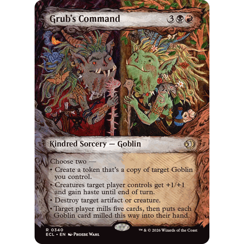 ECL 340 寻宝大婶的指命 Grub's Command 万智牌 异画 闪 R