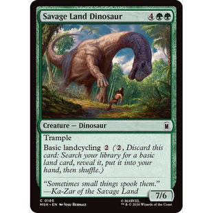 MSH 185 蛮荒之地恐龙 Savage Land Dinosaur 万智牌 闪 C
