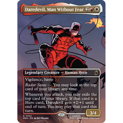 MSH 324 无惧侠客夜魔侠 Daredevil 万智牌 闪 场景 异画 R